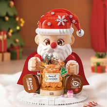 Load image into Gallery viewer, LOZ mini Blocks Kids Building Toys Santa Claus Night Light Bricks Holiday Gifts Christmas Present Home Decor 1958