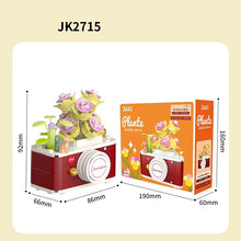 Load image into Gallery viewer, JAKI Blocks Kids Building Toys DIY Bricks Flower Puzzle Home Decor Girls Presents Women Gift 27152716 2717 2718