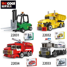 Load image into Gallery viewer, 4pcs/set Decool mini Blocks Kids Building Toys Car Model Puzzle Boys DIY Bricks Holiday Gift Home Decor 22031 22032 22033 22034