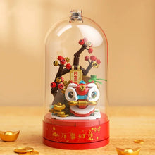 Load image into Gallery viewer, JAKI Blocks Kids Building Toys DIY Bricks Music box With Lighting New Year Presents Home Decor BK005 BK006