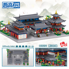 Load image into Gallery viewer, 4372pcs ZHEGAO mini Blocks Kids Building Bricks Toys Adult Puzzle Chinese Architecture 8276