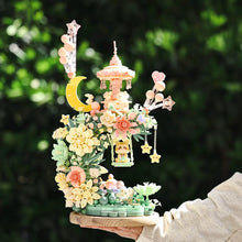 Load image into Gallery viewer, Sembo Blocks Kids Building Toys Girls Flowers Puzzle Carousel Holiday Lover Women Gift Home Decor 611082