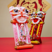 Load image into Gallery viewer, BALODY mini Blocks Kids Building Toys DIY Bricks Lion Photo Frame Puzzle New Year Gift Refrigerator Magnet Chinese Presents Home Decor 21401 21402