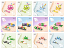 Load image into Gallery viewer, LOZ mini Blocks Kids Building Toys DIY HairClip Bricks Cute Headwear Bobby Pin Girls Gift 7101-7112 7113-7124