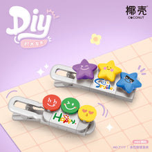 Load image into Gallery viewer, LOZ mini Blocks Kids Building Toys DIY HairClip Bricks Cute Headwear Bobby Pin Girls Gift 7101-7112 7113-7124