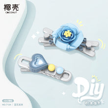 Load image into Gallery viewer, LOZ mini Blocks Kids Building Toys DIY HairClip Bricks Cute Headwear Bobby Pin Girls Gift 7101-7112 7113-7124
