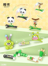 Load image into Gallery viewer, LOZ mini Blocks Kids Building Toys DIY HairClip Bricks Cute Headwear Bobby Pin Girls Gift 7101-7112 7113-7124