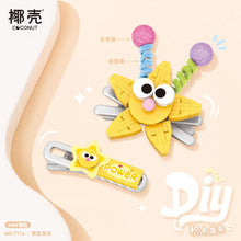 Load image into Gallery viewer, LOZ mini Blocks Kids Building Toys DIY HairClip Bricks Cute Headwear Bobby Pin Girls Gift 7101-7112 7113-7124