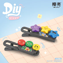 Load image into Gallery viewer, LOZ mini Blocks Kids Building Toys DIY HairClip Bricks Cute Headwear Bobby Pin Girls Gift 7101-7112 7113-7124