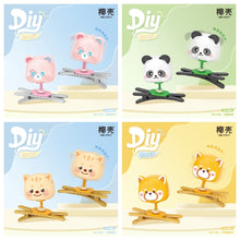 Load image into Gallery viewer, LOZ mini Blocks Kids Building Toys DIY HairClip Bricks Cute Headwear Bobby Pin Girls Gift 7101-7112 7113-7124