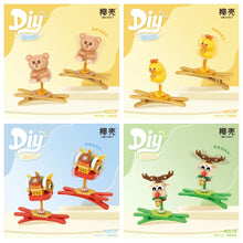 Load image into Gallery viewer, LOZ mini Blocks Kids Building Toys DIY HairClip Bricks Cute Headwear Bobby Pin Girls Gift 7101-7112 7113-7124