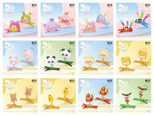Load image into Gallery viewer, LOZ mini Blocks Kids Building Toys DIY HairClip Bricks Cute Headwear Bobby Pin Girls Gift 7101-7112 7113-7124