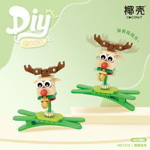 Load image into Gallery viewer, LOZ mini Blocks Kids Building Toys DIY HairClip Bricks Cute Headwear Bobby Pin Girls Gift 7101-7112 7113-7124