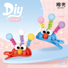 Load image into Gallery viewer, LOZ mini Blocks Kids Building Toys DIY HairClip Bricks Cute Headwear Bobby Pin Girls Gift 7101-7112 7113-7124