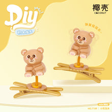 Load image into Gallery viewer, LOZ mini Blocks Kids Building Toys DIY HairClip Bricks Cute Headwear Bobby Pin Girls Gift 7101-7112 7113-7124