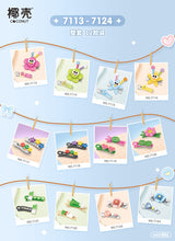 Load image into Gallery viewer, LOZ mini Blocks Kids Building Toys DIY HairClip Bricks Cute Headwear Bobby Pin Girls Gift 7101-7112 7113-7124