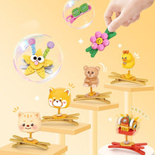Load image into Gallery viewer, LOZ mini Blocks Kids Building Toys DIY HairClip Bricks Cute Headwear Bobby Pin Girls Gift 7101-7112 7113-7124