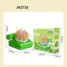 Load image into Gallery viewer, JAKI Blocks Kids Building Toys DIY Bricks Flower Puzzle Home Decor Girls Presents Women Gift 27152716 2717 2718