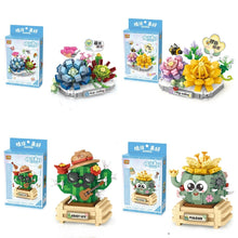 Load image into Gallery viewer, LOZ mini Blocks Kids Building Toys DIY Bricks Sweet Flowers Pot Plants Puzzle Girls Gift Home Decor 8831 8832 8833 8834 8835 8836 8837 8838