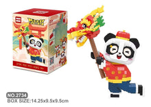 Load image into Gallery viewer, MINI Blocks Kids Building Toys DIY Bricks Lion Panda Puzzle New Year Gift Chinese Presents Home Decor 2733 2734 2735 2744