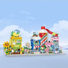 Load image into Gallery viewer, BALODY mini Blocks Kids Building Toys View Street Flower Shop Bricks Girls Women Gift Home Decor 21244 21245 21246 21247