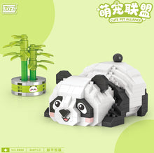 Load image into Gallery viewer, 6pcs/set LOZ mini Blocks Kids Building Toys DIY Bricks Cute Pet Panda Rabbit Puzzle Girls Gift Home Decor 8801 8802 8803 8804 8805 8806