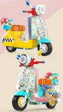 Load image into Gallery viewer, JAKI Blocks Kids Building Toys DIY Bricks Motorbike Vespa Model Puzzle Home Decor Girls Presents Women Gift 8325