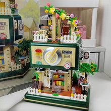 Load image into Gallery viewer, 1057pcs ZHEGAO mini Blocks Kids Building Toys DIY Bricks Coffee Store House Puzzle Gift Home Decor 613018