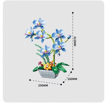 Load image into Gallery viewer, JAKI Blocks Kids Building Toys DIY Bricks Girls Flowers Potted Plant Puzzle Butterfly Orchid Home Decor Womens Gift JK2901 29011 29012