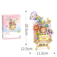 Load image into Gallery viewer, LOZ mini Blocks Kids Building Toys Drawing Painting Girls Gift Panda Bricks Puzzle With Lighting Home Decor 1301 1302