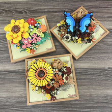 Load image into Gallery viewer, 2176 2177 2178 Kids Building Blocks DIY Bricks Flowers Photo frame desktop decoration Girls Toys Puzzle Women Gift Home Decor