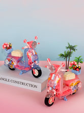 Load image into Gallery viewer, JAKI Blocks Kids Building Toys DIY Bricks Motorbike Vespa Model Puzzle Home Decor Girls Presents Women Gift 8325