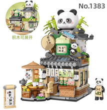 Load image into Gallery viewer, LOZ mini Blocks Kids Building Bricks Boys Toys Puzzle Girls Gift Panda Tea Shop Coffee Bar 1382 1383