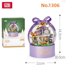 Load image into Gallery viewer, LOZ mini Blocks Kids Building Toys Bricks Halloween Girls Gift Christmas Present with Lighting Home Decor 1303 1304 1305 1306