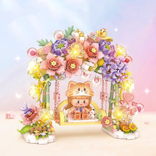 Load image into Gallery viewer, LOZ mini Blocks Kids Building Bricks Girls Toys Flowers Swing Puzzle Home Decorations Women Holiday Gift 1352