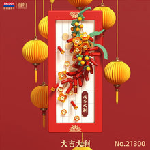 Load image into Gallery viewer, BALODY mini Blocks Kids Building Toys DIY Bricks Photo Frame Puzzle New Year Gift Chinese Presents Home Decor 21297 21298 21299 21300 21301