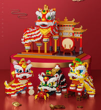 Load image into Gallery viewer, YG Mini Blocks Kids Building Toys New Year Gift Puzzle Chinese Style Dancing Lion Home Decor P1181 1182 1183 1188
