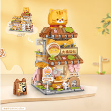 Load image into Gallery viewer, LOZ mini Blocks Kids Building Bricks Boys Toys Puzzle Girls Gift Cat Gift Shop Coffee Bar 1377 1378