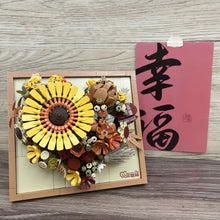 Load image into Gallery viewer, 2176 2177 2178 Kids Building Blocks DIY Bricks Flowers Photo frame desktop decoration Girls Toys Puzzle Women Gift Home Decor