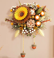 Load image into Gallery viewer, JAKI Blocks Kids Building Toys DIY Bricks Art Wall Flowers Puzzle Girls Women Gift Holiday Birthday Home Decor 2511