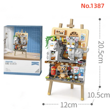 Load image into Gallery viewer, LOZ mini Blocks Kids Building Toys Drawing Painting Girls Gift Boy Cat Bricks Puzzle Home Decor 1386 1387