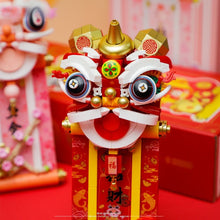 Load image into Gallery viewer, BALODY mini Blocks Kids Building Toys DIY Bricks Lion Photo Frame Puzzle New Year Gift Refrigerator Magnet Chinese Presents Home Decor 21401 21402