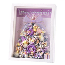 Load image into Gallery viewer, LOZ mini Blocks Kids Building Toys Christmas Photo Frame Holiday Gifts Decorative Painting Bricks Puzzle With Lighting Christmas Tree Home Decor 1962 1963