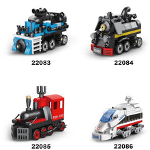 Load image into Gallery viewer, 4pcs/set Decool mini Blocks Kids Building Toys Vehicle Train Model Puzzle Boys DIY Bricks Holiday Gift Home Decor 22083 22084 22085 22086