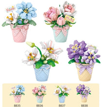 Load image into Gallery viewer, LOZ mini Blocks Kids Building Toys DIY Bricks Sweet Flowers Pot Plants Puzzle Girls Gift Home Decor 8831 8832 8833 8834 8835 8836 8837 8838