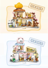 Load image into Gallery viewer, LOZ mini Blocks Kids Building Toys Puzzle Panda House Bricks Foldable Street View Girls Gift Home Decor 7201 7202