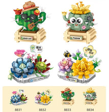 Load image into Gallery viewer, LOZ mini Blocks Kids Building Toys DIY Bricks Sweet Flowers Pot Plants Puzzle Girls Gift Home Decor 8831 8832 8833 8834 8835 8836 8837 8838