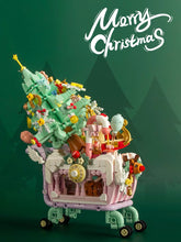 Load image into Gallery viewer, Panlos Blocks Kids Building Bricks Toys Puzzle Girls Christmas Tree Shopping Cart Girls Boys Gift with Lighting 601014