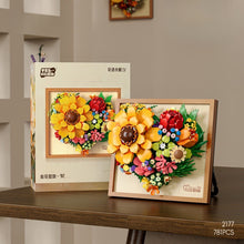 Load image into Gallery viewer, 2176 2177 2178 Kids Building Blocks DIY Bricks Flowers Photo frame desktop decoration Girls Toys Puzzle Women Gift Home Decor