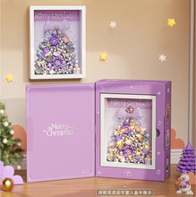 Load image into Gallery viewer, LOZ mini Blocks Kids Building Toys Christmas Photo Frame Holiday Gifts Decorative Painting Bricks Puzzle With Lighting Christmas Tree Home Decor 1962 1963